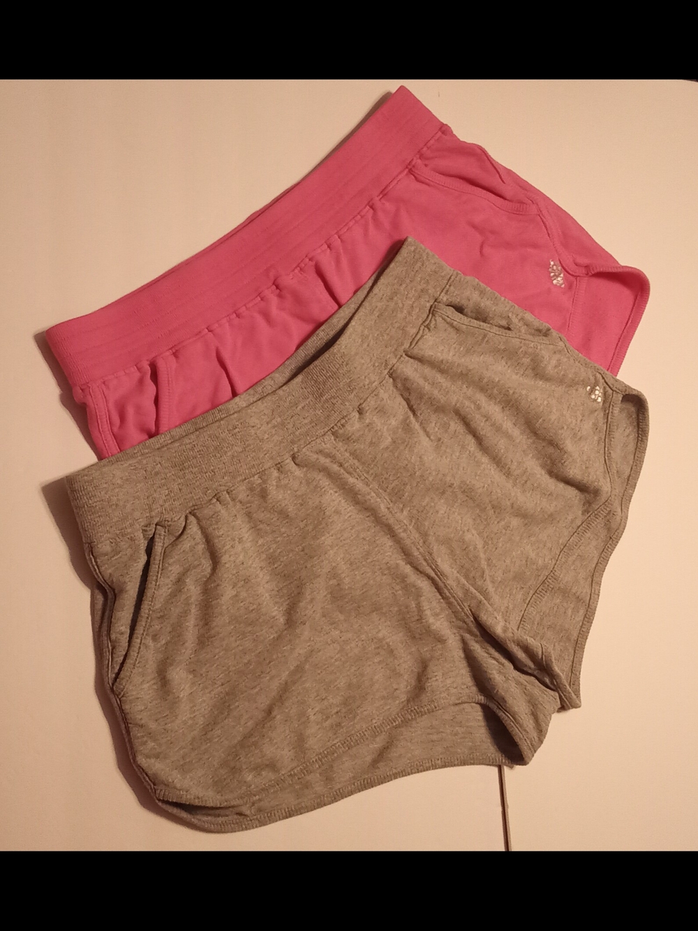 FP Movement by Free People Pink & Gray Athletic Lounge Shorts